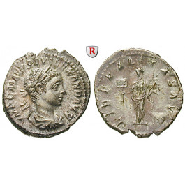 Römische Kaiserzeit, Severus Alexander, Denar 222-228, f.st