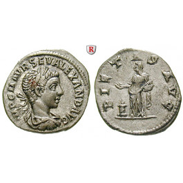 Römische Kaiserzeit, Severus Alexander, Denar, f.vz