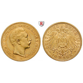 Deutsches Kaiserreich, Preussen, Wilhelm II., 10 Mark 1900, A, ss+, J. 251