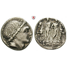 Römische Republik, L. Memmius, Denar 109-108 v.Chr., ss+/ss