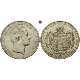 Brandenburg-Preussen, Königreich Preussen, Friedrich Wilhelm IV., Vereinsdoppeltaler 1846, ss+/ss-vz