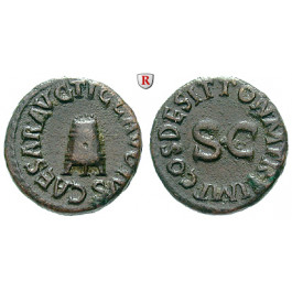 Römische Kaiserzeit, Claudius I., Quadrans 41 n.Chr., ss+