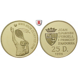 Andorra, 25 Diners 1994, 4,53 g fein, PP