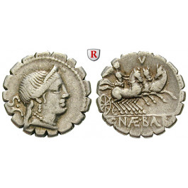 Römische Republik, C.Naevius Balbus, Denar, serratus 79 v.Chr., ss
