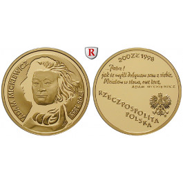 Polen, 3. Republik, 200 Zlotych 1998, 13,95 g fein, PP