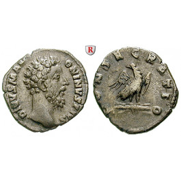 Römische Kaiserzeit, Marcus Aurelius, Denar 180, ss