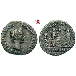 Römische Kaiserzeit, Augustus, Denar 2 v.-4 n.Chr., ss