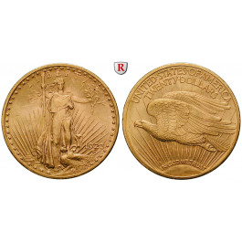 USA, 20 Dollars 1923, 30,09 g fein, vz