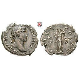 Römische Kaiserzeit, Hadrianus, Denar 120-121, ss+