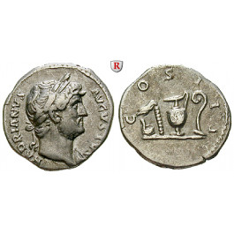 Römische Kaiserzeit, Hadrianus, Denar 125-127, ss/ss+