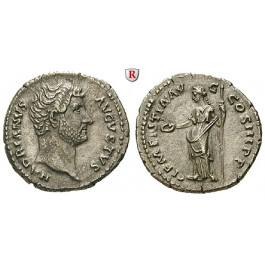 Römische Kaiserzeit, Hadrianus, Denar 129-130, vz/vz+