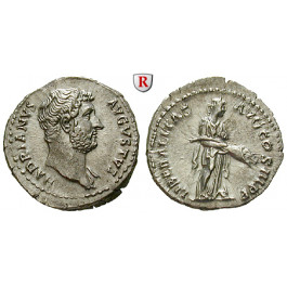 Römische Kaiserzeit, Hadrianus, Denar 129-130, vz-st/vz