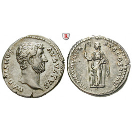 Römische Kaiserzeit, Hadrianus, Denar 129-130, ss-vz