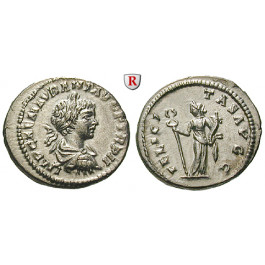 Römische Kaiserzeit, Caracalla, Denar 199, vz+