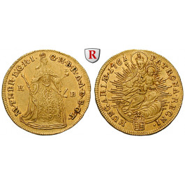 Römisch Deutsches Reich, Maria Theresia, Dukat 1761, ss-vz