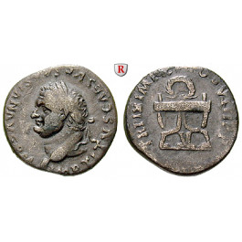 Römische Kaiserzeit, Titus, Denar Jan. - Juni 80, ss+