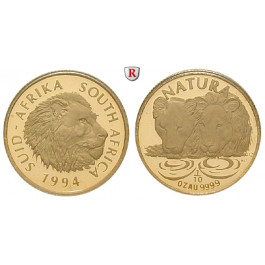 Südafrika, Republik, 1/10 Unze 1994, 3,11 g fein, PP