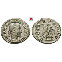 Römische Kaiserzeit, Maximinus I., Denar 236-238, vz-st