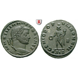 Römische Kaiserzeit, Maximianus Herculius, Follis 295, vz