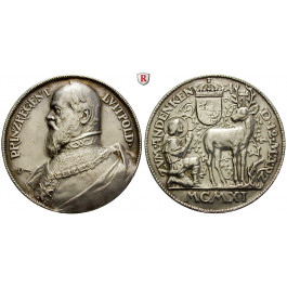 Bayern, Königreich, Luitpold, Prinzregent, Silbermedaille 1911, vz
