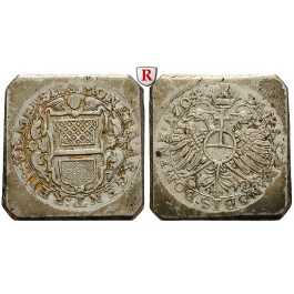 Ulm, Reichsstadt, Guldenklippe 1704, ss-vz