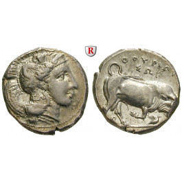 Italien-Lukanien, Thurium, Stater 350-300 v.Chr., ss-vz/vz