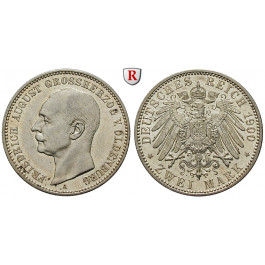 Deutsches Kaiserreich, Oldenburg, Friedrich August, 2 Mark 1900, A, ss+/vz, J. 94