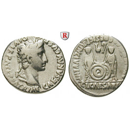 Römische Kaiserzeit, Augustus, Denar 2 v.-4 n.Chr., ss+