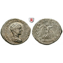 Römische Kaiserzeit, Elagabal, Antoninian 218-222, ss+