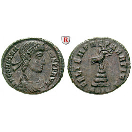 Römische Kaiserzeit, Constantius II., Bronze 348-350, ss-vz