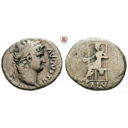 Römische Kaiserzeit, Nero, Denar 65-66, ss