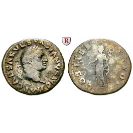 Römische Kaiserzeit, Vespasianus, Denar 70, ss