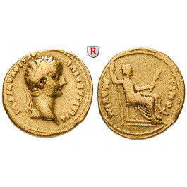 Römische Kaiserzeit, Tiberius, Aureus 14-37, ss