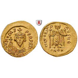 Byzanz, Phocas, Solidus 602-610, f.vz
