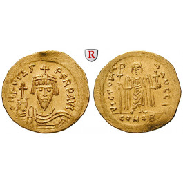 Byzanz, Phocas, Solidus 602-610, f.vz