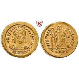 Byzanz, Justinian I., Solidus 527-565, vz