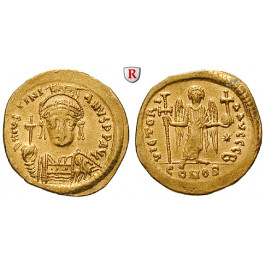 Byzanz, Justinian I., Solidus 527-565, vz