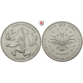Bundesrepublik Deutschland, 20 Euro 2022, Rumpelstilzchen, st
