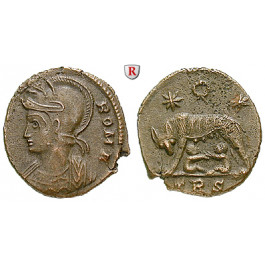 Römische Kaiserzeit, Urbs Roma, Follis 333-334, f.vz