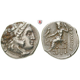 Makedonien, Königreich, Alexander III. der Grosse, Drachme 310-301 v.Chr., ss+