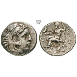 Makedonien, Königreich, Alexander III. der Grosse, Drachme 310-297 v.Chr., ss+