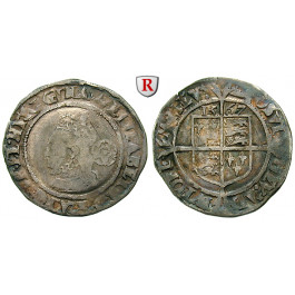 Grossbritannien, Elizabeth I., Sixpence 1567, f.ss