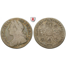 Grossbritannien, George II., Shilling 1739, ss