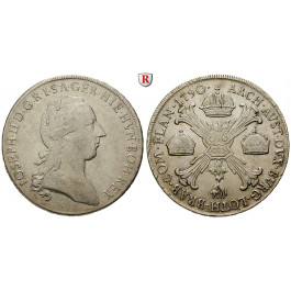 Römisch Deutsches Reich, Joseph II., Kronentaler 1790, ss