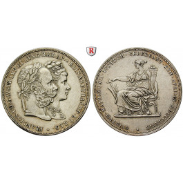 Österreich, Kaiserreich, Franz Joseph I., Doppelgulden 1879, ss-vz
