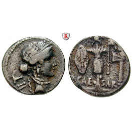 Römische Republik, Caius Iulius Caesar, Denar 48 v.Chr., ss