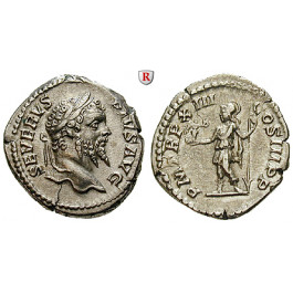 Römische Kaiserzeit, Septimius Severus, Denar 205, vz-st/vz