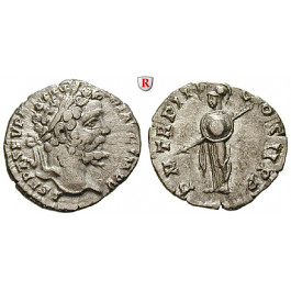 Römische Kaiserzeit, Septimius Severus, Denar 195-196, ss-vz/vz