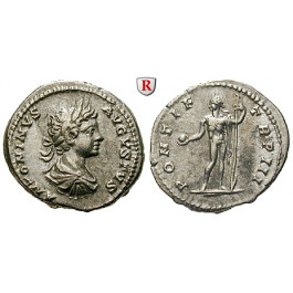 Römische Kaiserzeit, Caracalla, Denar 201, f.vz