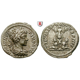 Römische Kaiserzeit, Caracalla, Denar 202, vz